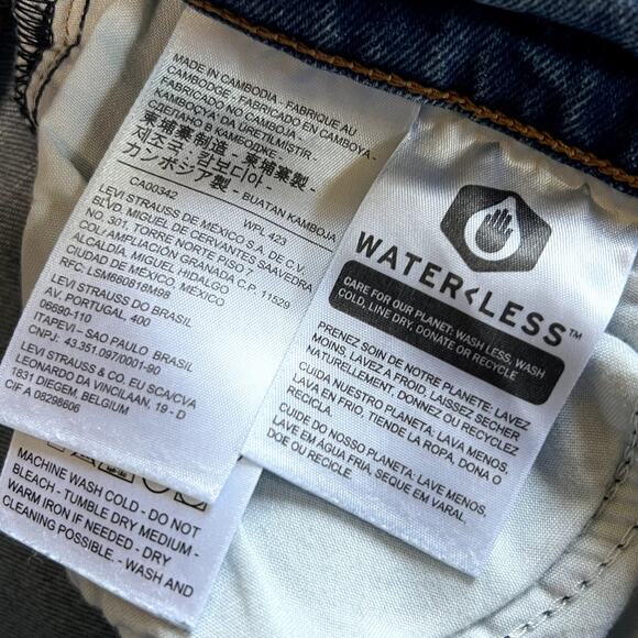 Levi's Wedgie Jeans Sz 25 - Picture 10 of 11